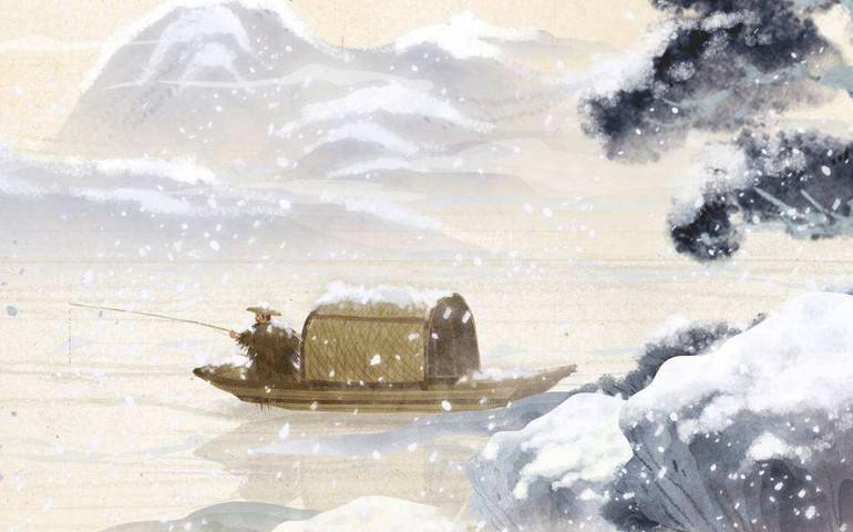 柳宗元的《江雪》，明明是最为孤独的场景，却看到一个孤傲的灵魂